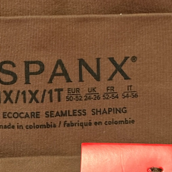 SPANX Seamless Shaping Shorts in Chestnut Brown NWT Size 1X/1TG - Picture 5 of 5